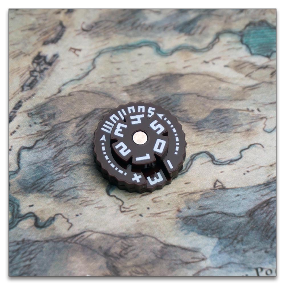 25mm 0-59 Wounds Tracker - Wargame Base World