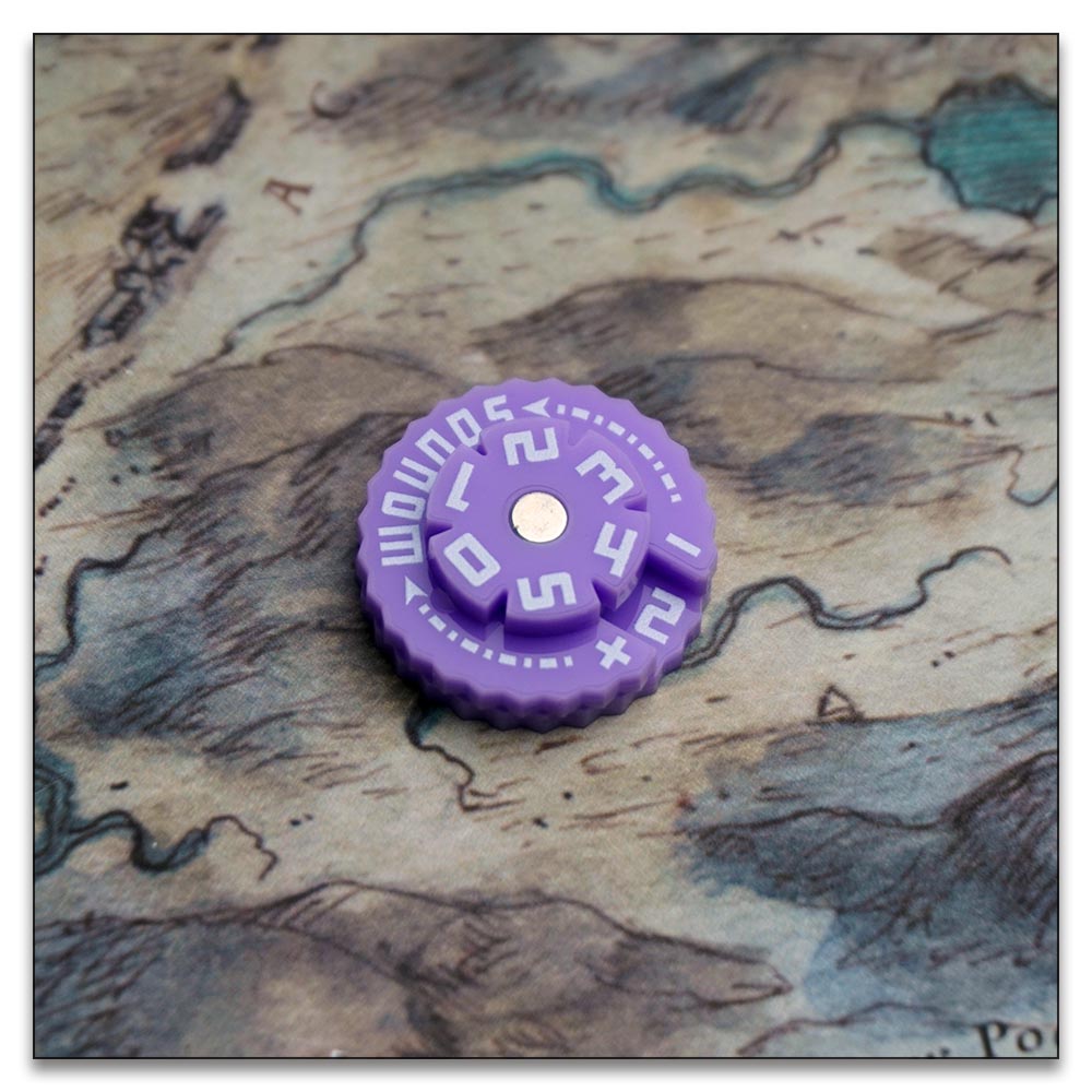 25mm 0-59 Wounds Tracker - Wargame Base World