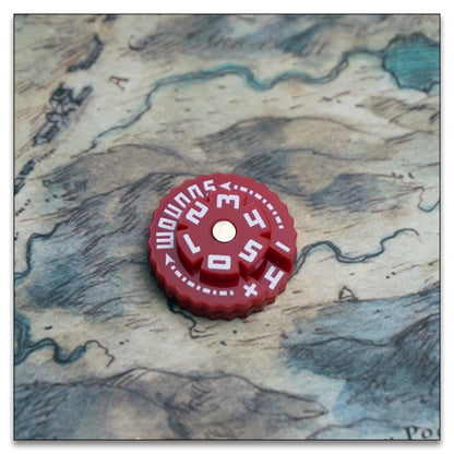 25mm 0-59 Wounds Tracker - Wargame Base World
