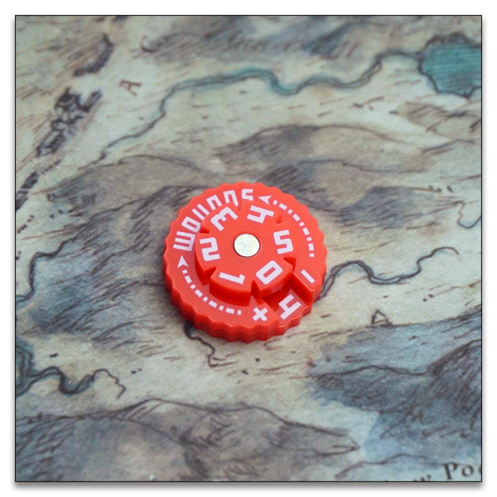 25mm 0-59 Wounds Tracker - Wargame Base World
