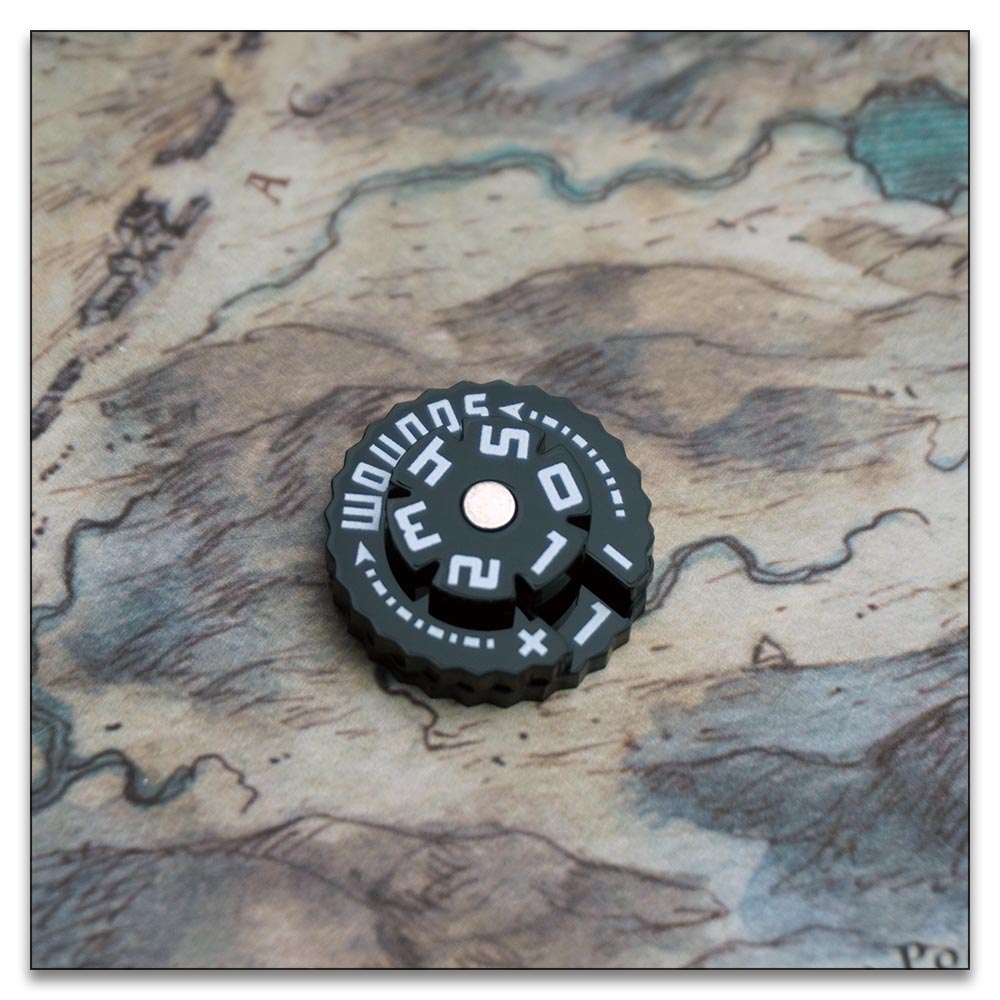 25mm 0-59 Wounds Tracker - Wargame Base World