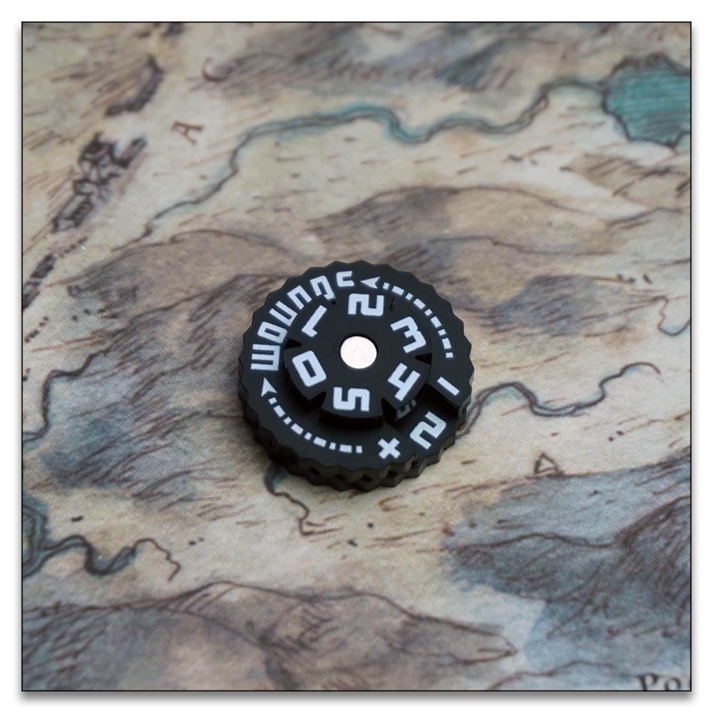 25mm 0-59 Wounds Tracker - Wargame Base World