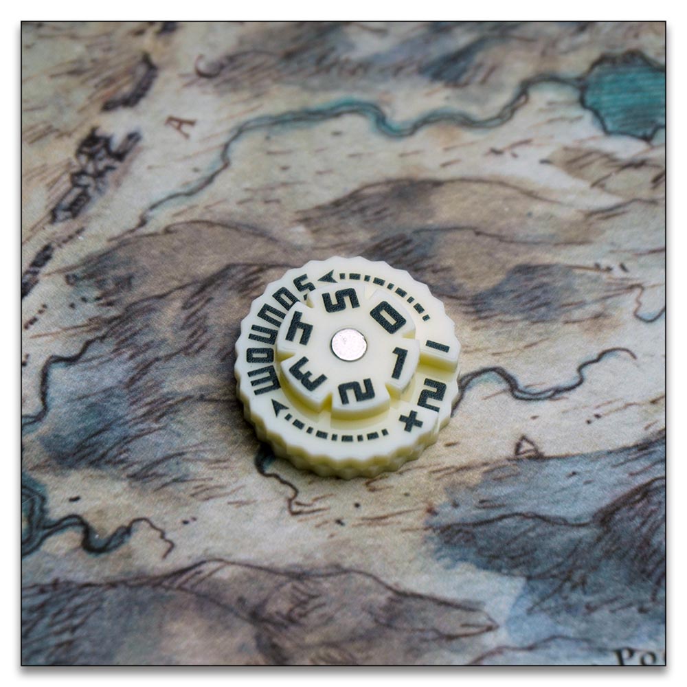 25mm 0-59 Wounds Tracker - Wargame Base World