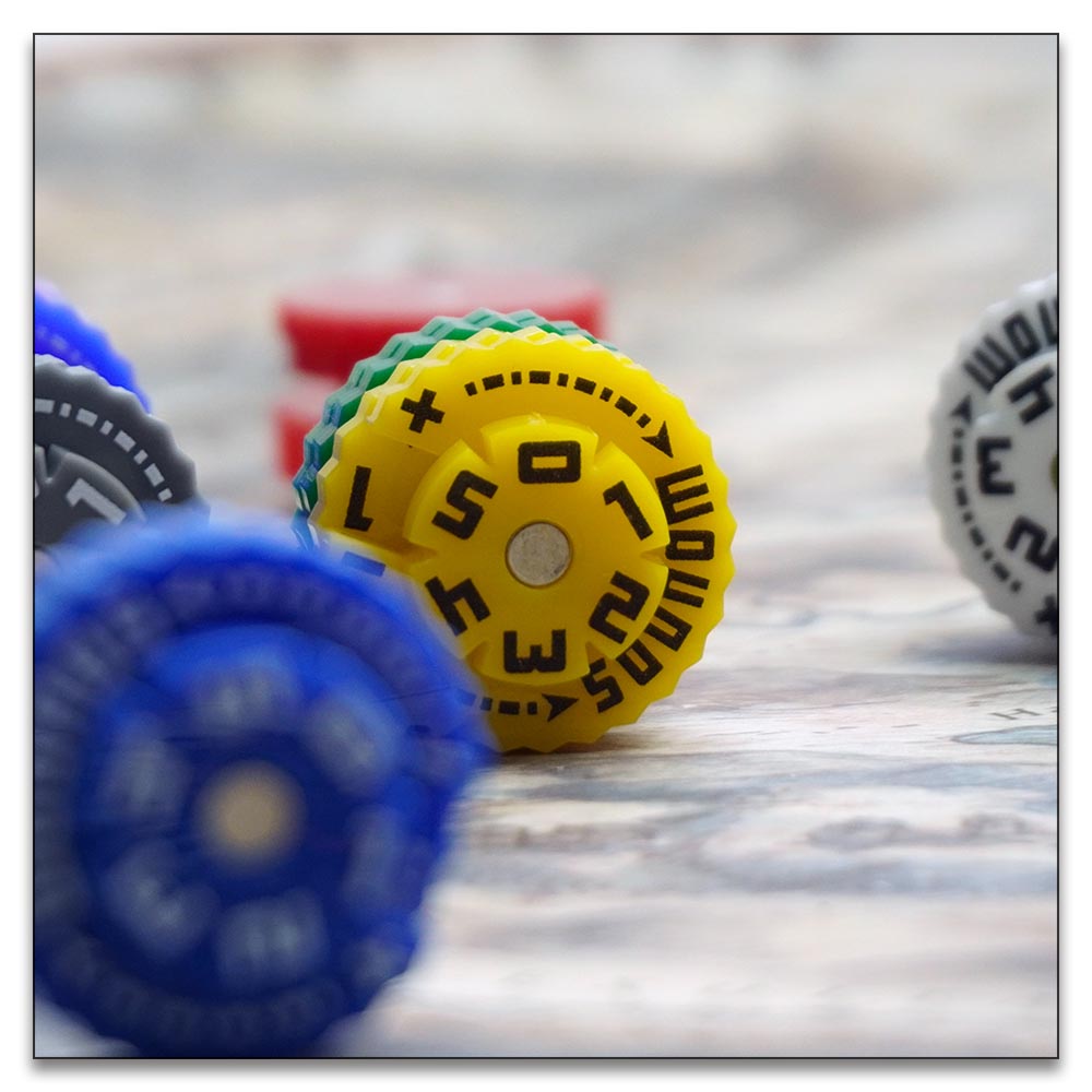 25mm 0-59 Wounds Tracker - Wargame Base World