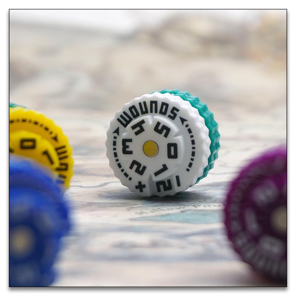 25mm 0-59 Wounds Tracker - Wargame Base World