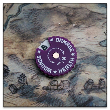 25mm 0-9 Wounds Tracker - Wargame Base World