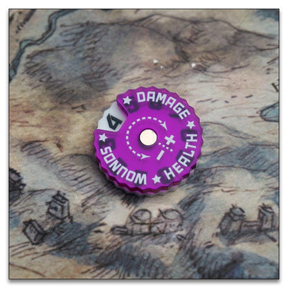 25mm 0-9 Wounds Tracker - Wargame Base World