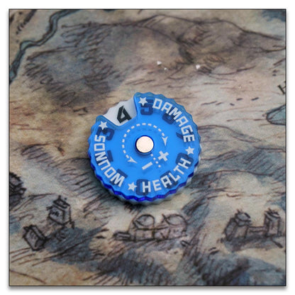 25mm 0-9 Wounds Tracker - Wargame Base World