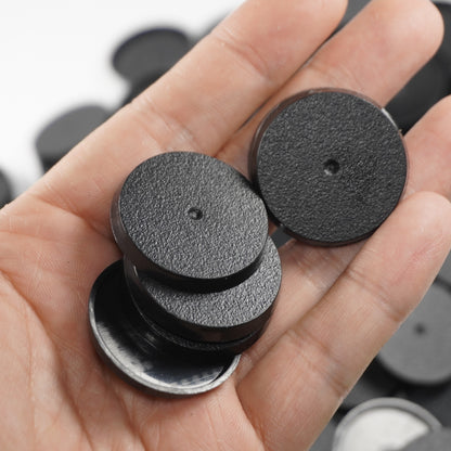 32mm Round Bases - High-Impact Plastic Foundation for 11th Edition Models - Wargame Base World