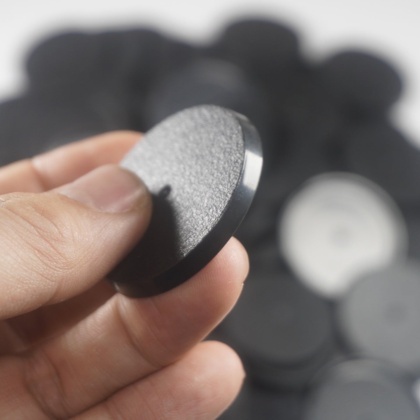 Precision-Molded 40mm Round Bases - Industrial Grade ABS Foundation for Elite Miniatures - Wargame Base World