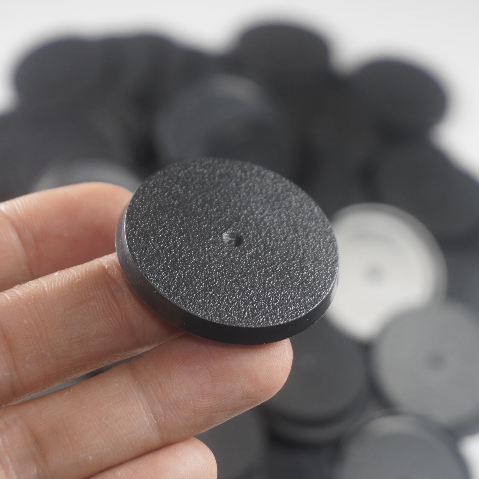 Precision-Molded 40mm Round Bases - Industrial Grade ABS Foundation for Elite Miniatures - Wargame Base World