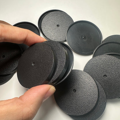 50mm Round Bases - Compatible with Warhammer 40k Dreadnoughts & Large Scale Monsters - Wargame Base World