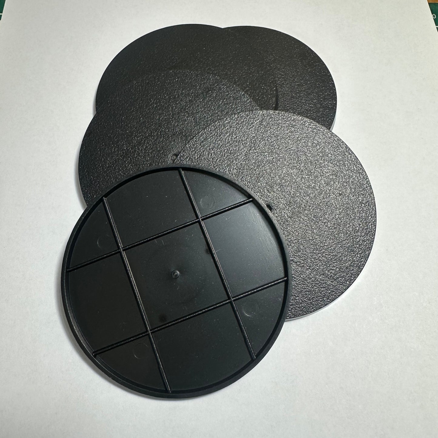 80mm Round Bases - Precision Plastic Foundation for Large Monsters & Dreadnoughts - Wargame Base World