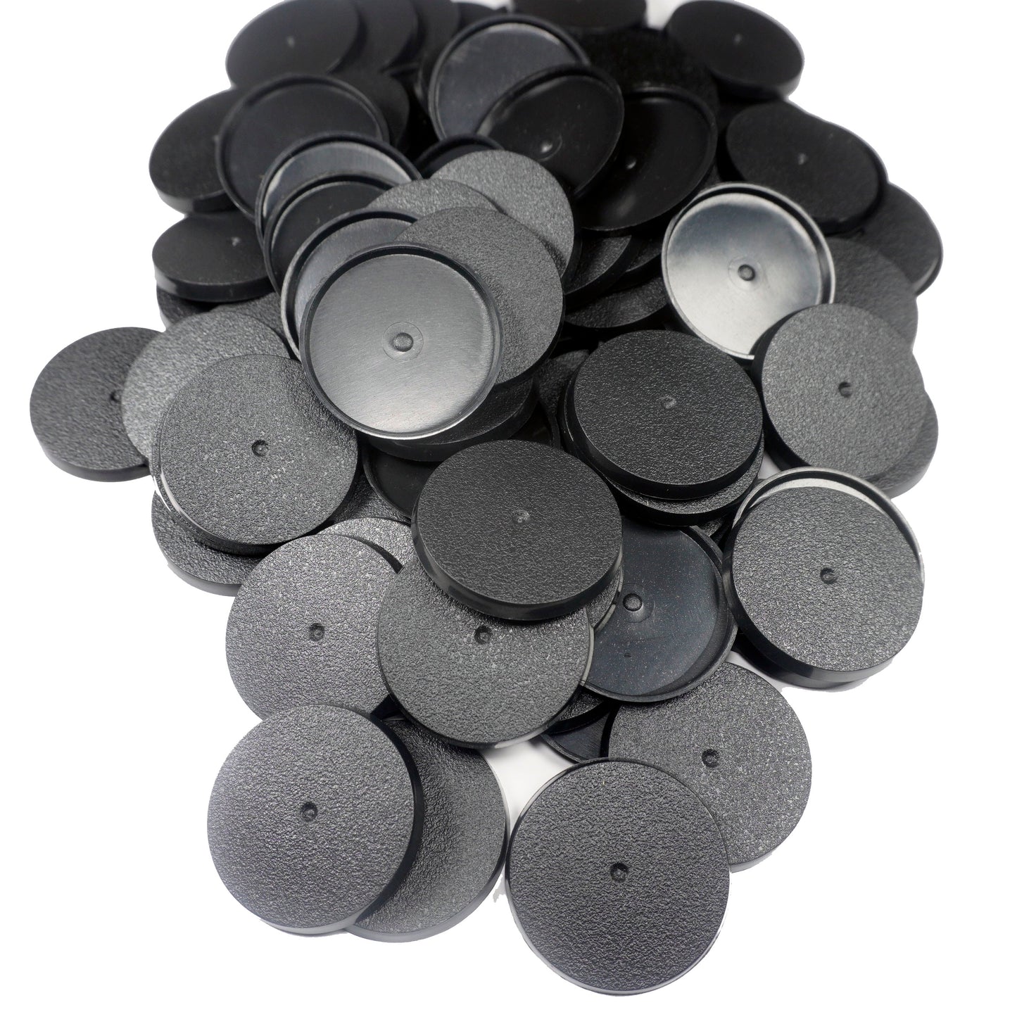 Precision-Molded 40mm Round Bases - Industrial Grade ABS Foundation for Elite Miniatures - Wargame Base World
