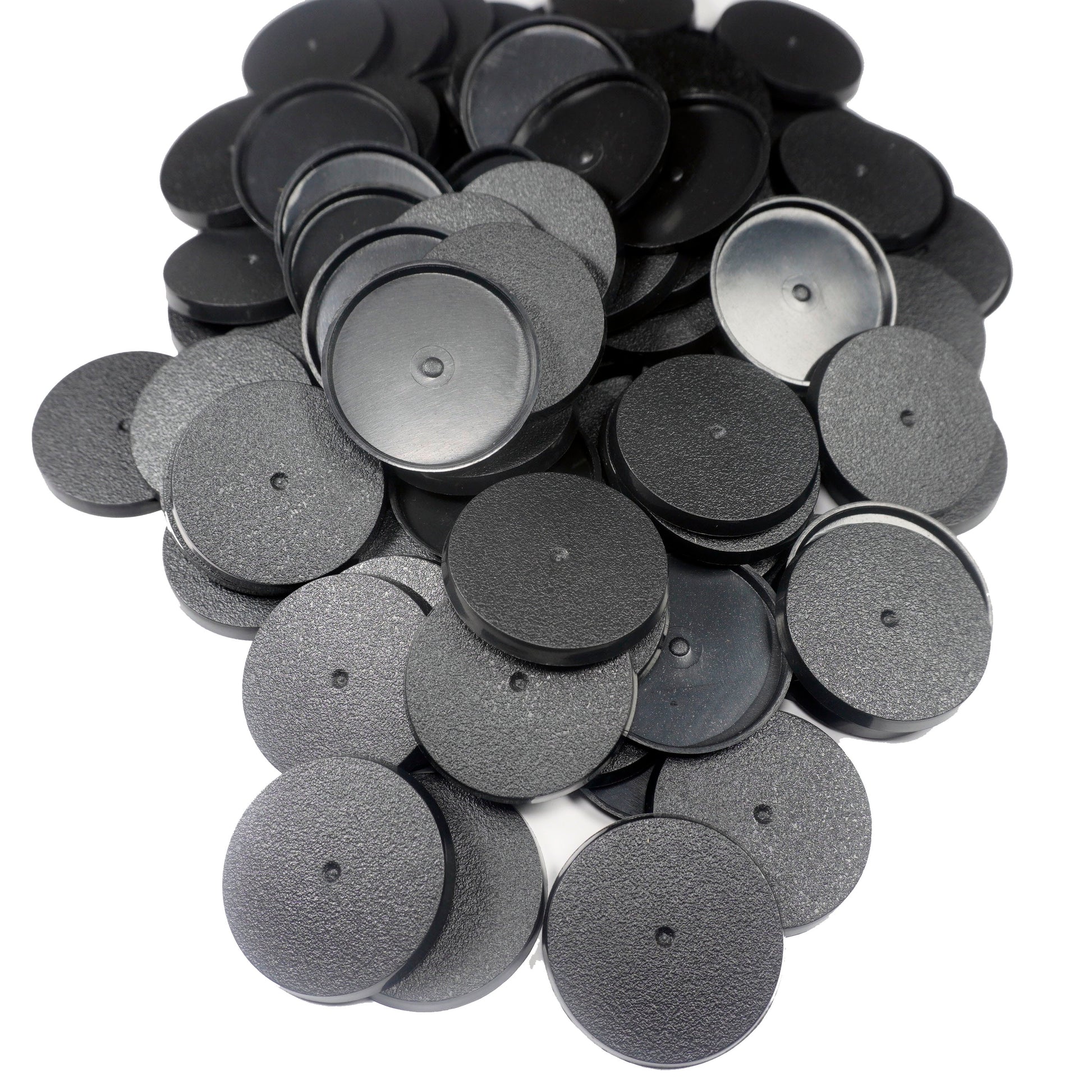 Precision-Molded 40mm Round Bases - Industrial Grade ABS Foundation for Elite Miniatures - Wargame Base World
