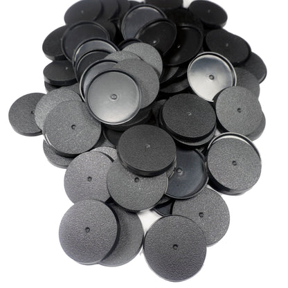 Precision-Molded 40mm Round Bases - Industrial Grade ABS Foundation for Elite Miniatures - Wargame Base World