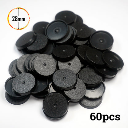 28mm Round Bases for Miniatures 28mm New comming - Wargame Base World