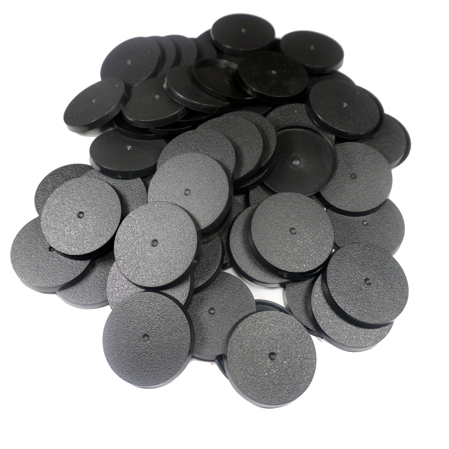 Precision-Molded 40mm Round Bases - Industrial Grade ABS Foundation for Elite Miniatures - Wargame Base World