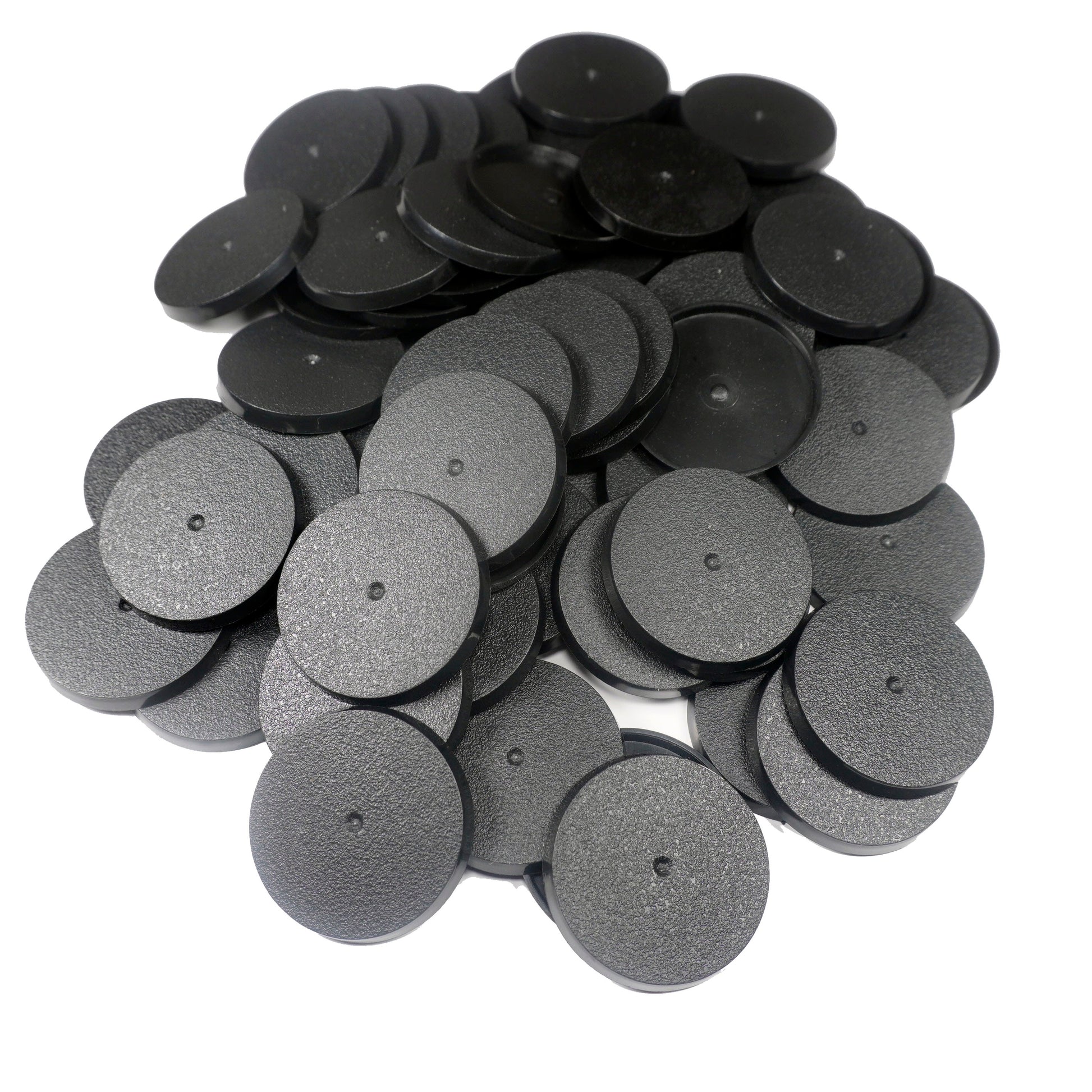 Precision-Molded 40mm Round Bases - Industrial Grade ABS Foundation for Elite Miniatures - Wargame Base World