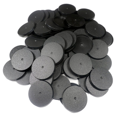 Precision-Molded 40mm Round Bases - Industrial Grade ABS Foundation for Elite Miniatures - Wargame Base World