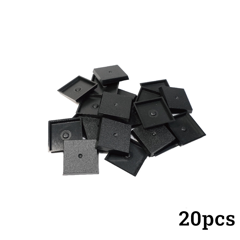 25mm Square Bases for Wargame Miniature - Wargame Base World