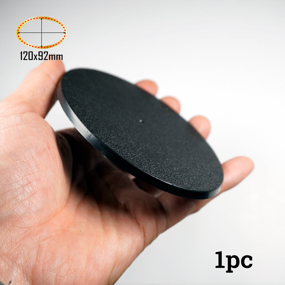120x92mm Oval Base - Perfect for Miniature Gaming - Wargame Base World