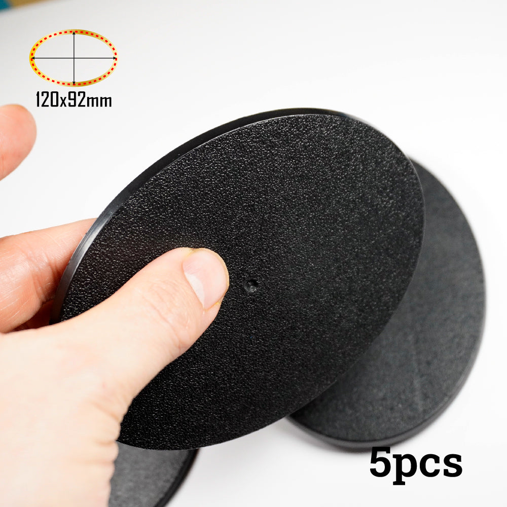 120x92mm Oval Base - Perfect for Miniature Gaming - Wargame Base World