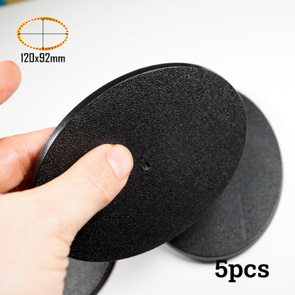 120x92mm Oval Base - Perfect for Miniature Gaming - Wargame Base World