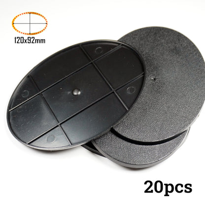 120x92mm Oval Base - Perfect for Miniature Gaming - Wargame Base World