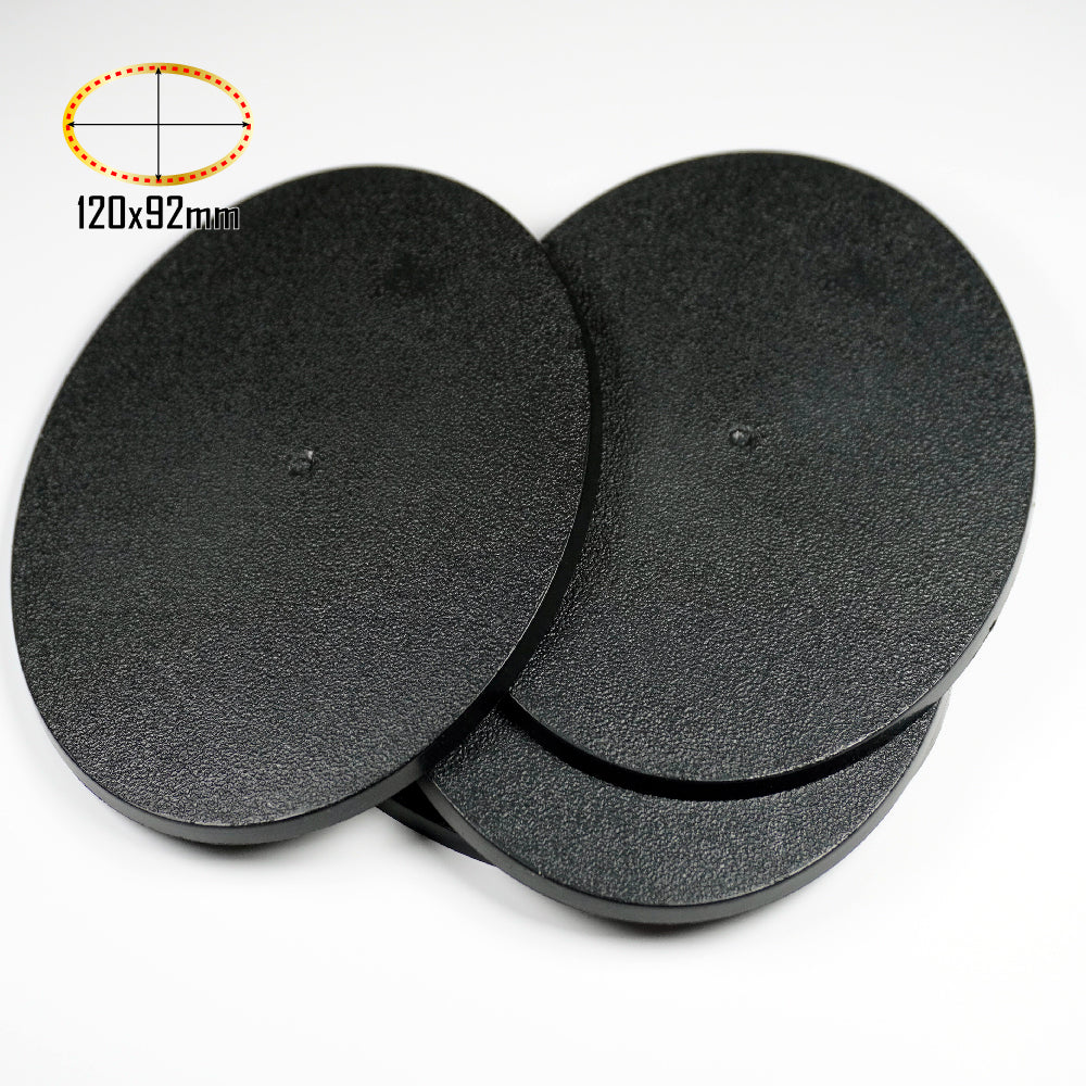 120x92mm Oval Base - Perfect for Miniature Gaming - Wargame Base World