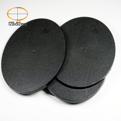 120x92mm Oval Base - Perfect for Miniature Gaming - Wargame Base World