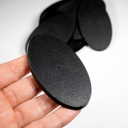 90x52mm Oval Bases - Precision Plastic Foundation for Heavy Cavalry & War Machines - Wargame Base World