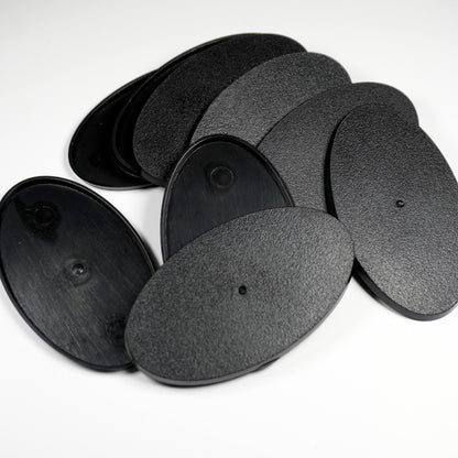 90x52mm Oval Bases - Precision Plastic Foundation for Heavy Cavalry & War Machines - Wargame Base World