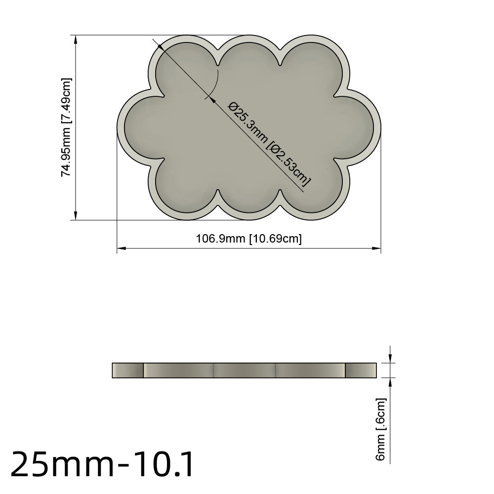 25/28.5/32/40mm Movement Tray For Warhammer