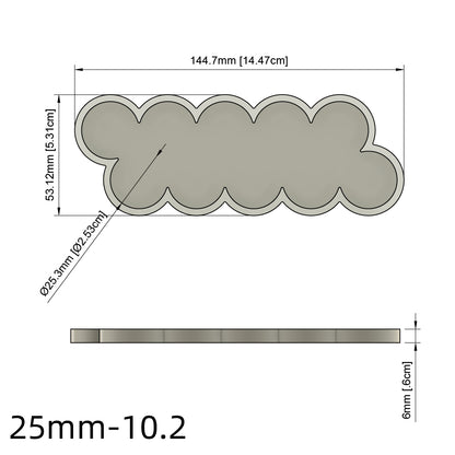 25/28.5/32/40mm Movement Tray For Warhammer Miniature - Wargame Base World