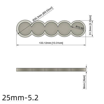 25/28.5/32/40mm Movement Tray For Warhammer Miniature - Wargame Base World