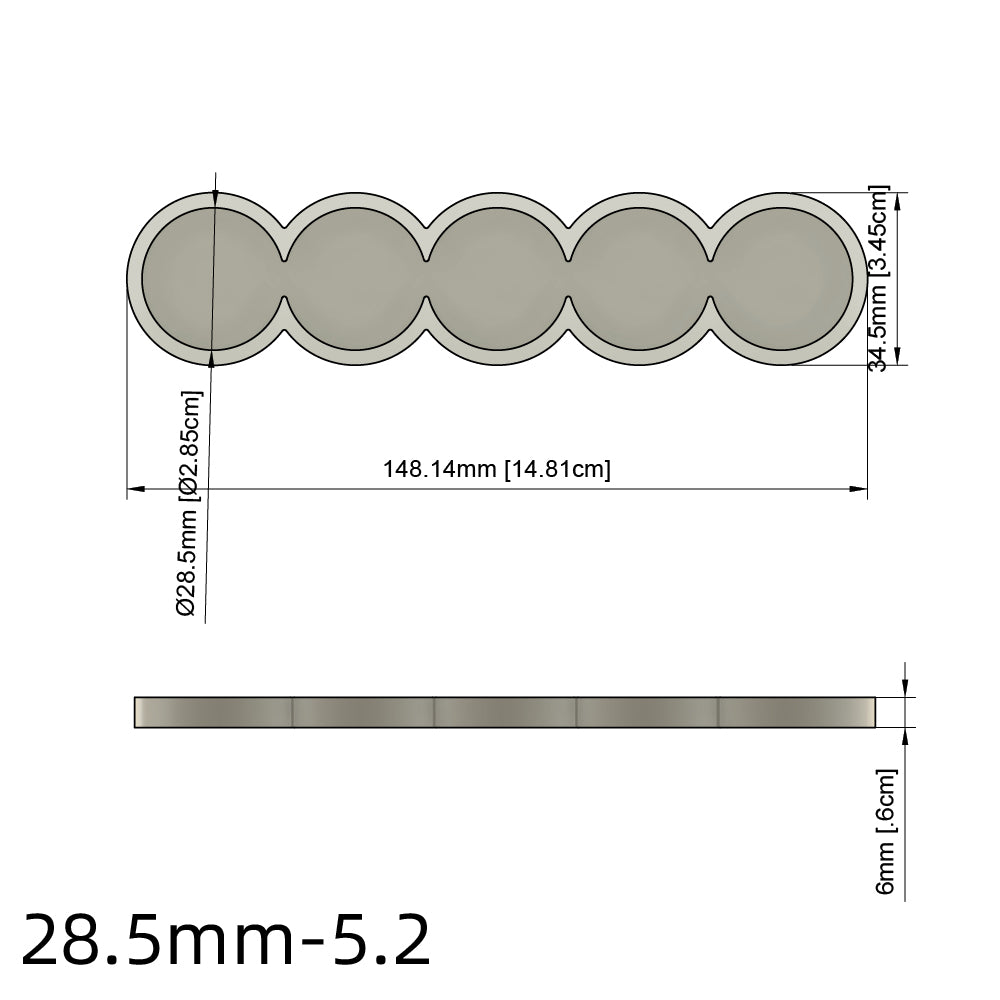 25/28.5/32/40mm Movement Tray For Warhammer