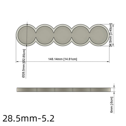 25/28.5/32/40mm Movement Tray For Warhammer Miniature - Wargame Base World