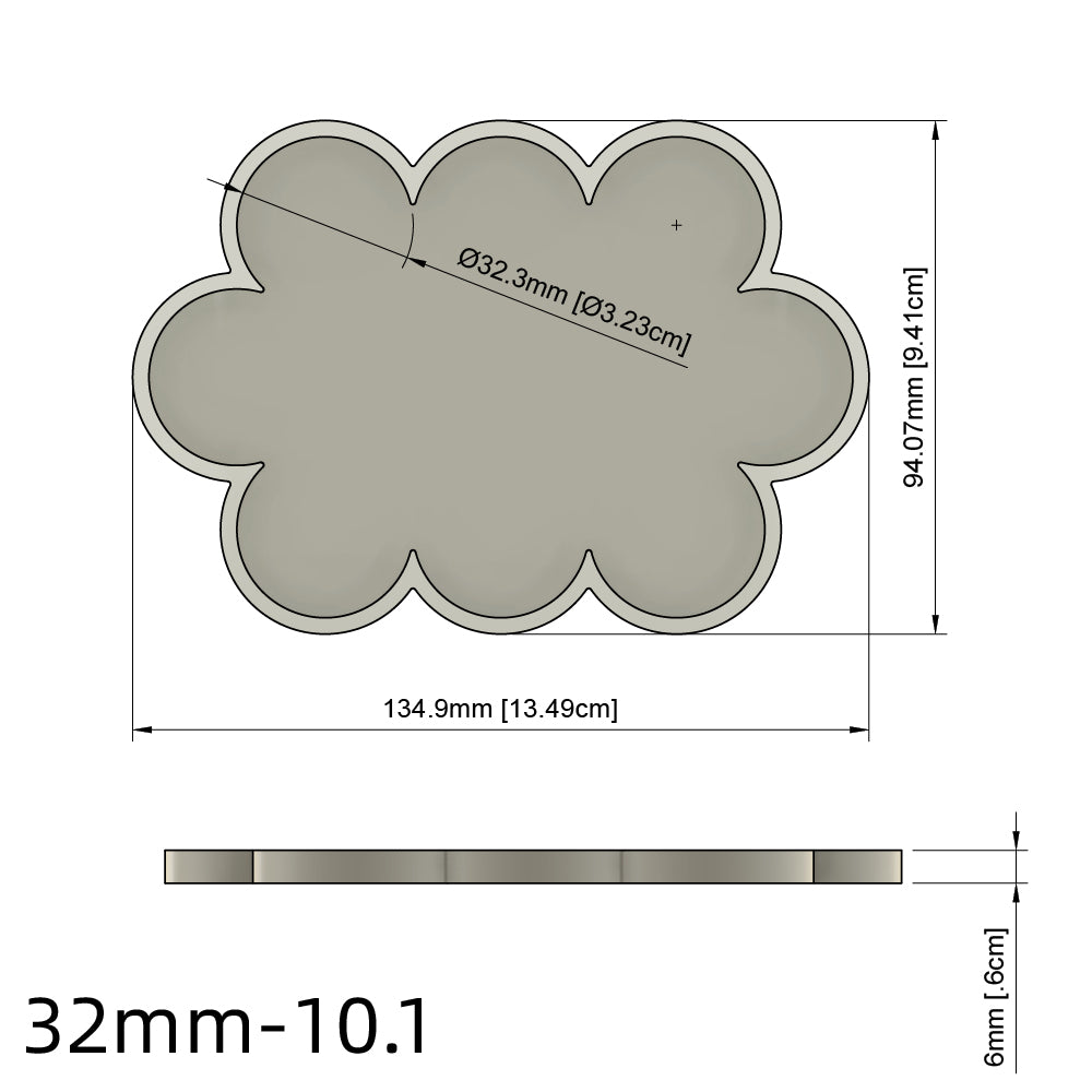 25/28.5/32/40mm Movement Tray For Warhammer