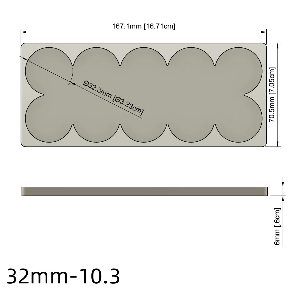25/28.5/32/40mm Movement Tray For Warhammer