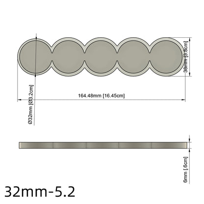 25/28.5/32/40mm Movement Tray For Warhammer Miniature - Wargame Base World