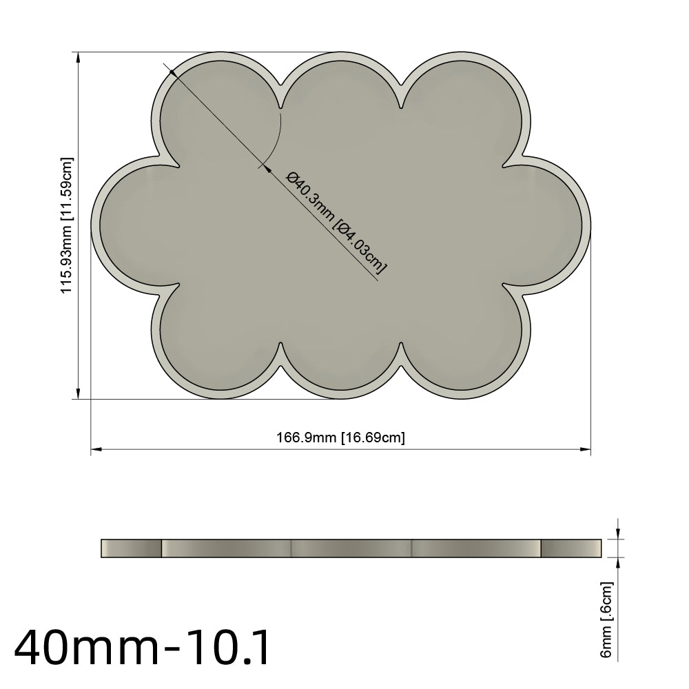 25/28.5/32/40mm Movement Tray For Warhammer