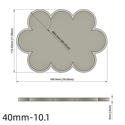 25/28.5/32/40mm Movement Tray For Warhammer Miniature - Wargame Base World