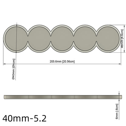 25/28.5/32/40mm Movement Tray For Warhammer Miniature - Wargame Base World