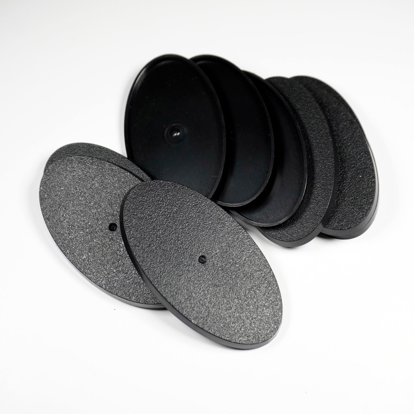 75x42mm Oval Bases - High-Impact Plastic Foundation for Heavy Cavalry & Bikers - Wargame Base World