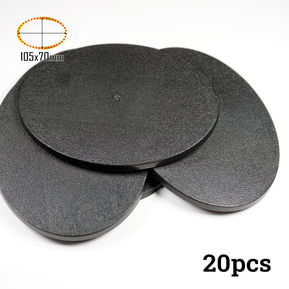 105x70mm Oval Bases For Warhammer - Wargame Base World