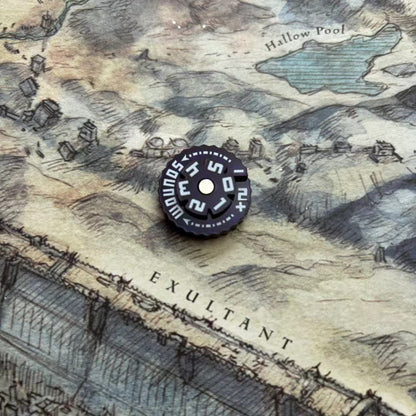 25mm 0-59 Wounds Tracker - Wargame Base World
