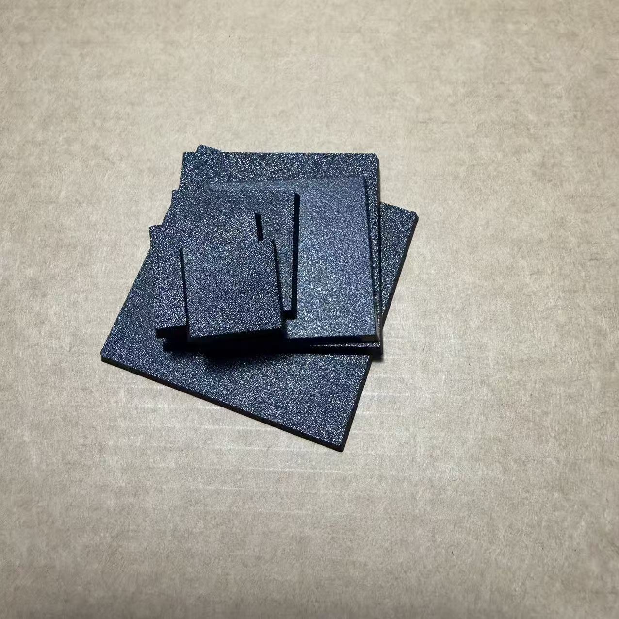 3D Printed ABS Square Bases with Magnet Slots - 20mm to 60mm