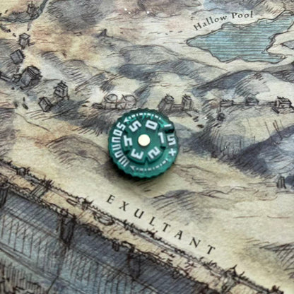 25mm 0-59 Wounds Tracker - Wargame Base World