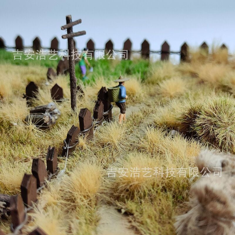 Model figures on grass sheet terrain - Wargame Base World